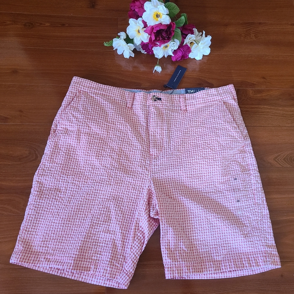 Tommy Hilfiger Men's Plaid Shorts Size 38